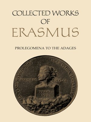 cover image of Prolegomena to the Adages
